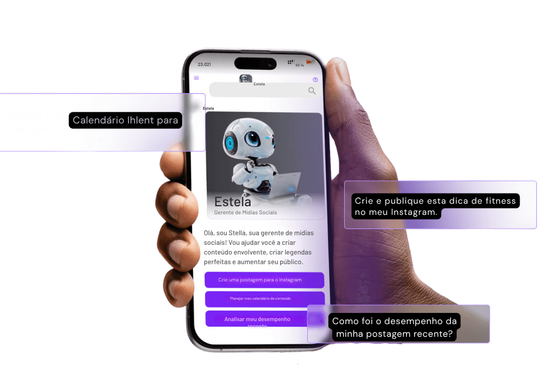 Assistente IA Estela - Criação de Conteúdo